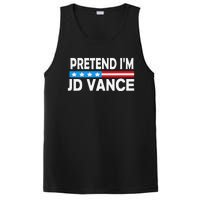 Pretend IM Jd Vance Funny Lazy Halloween Costume Gift PosiCharge Competitor Tank