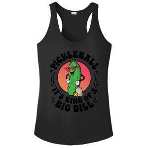 Pickleball ItS Kind Of A Big Dill Funny Paddleball Player Gift Ladies PosiCharge Competitor Racerback Tank