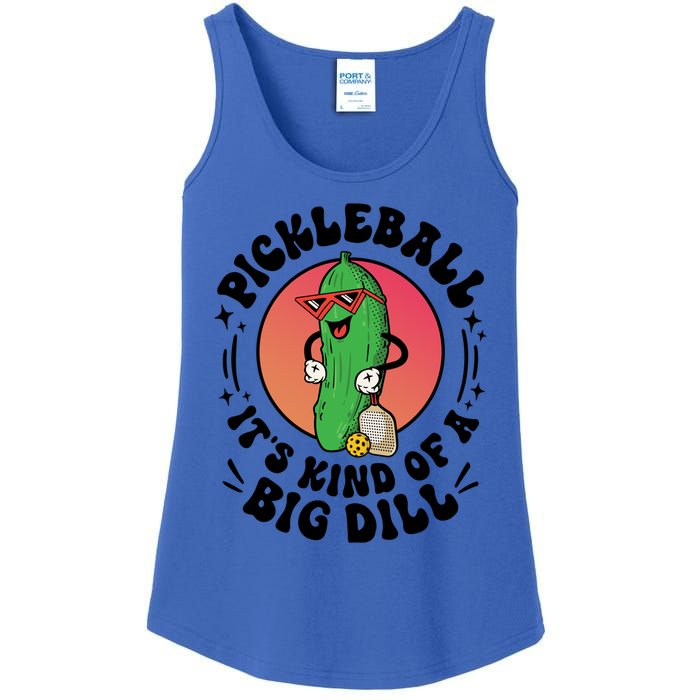 Pickleball ItS Kind Of A Big Dill Funny Paddleball Player Gift Ladies Essential Tank