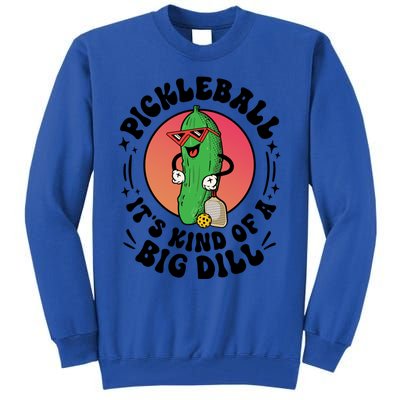 Pickleball ItS Kind Of A Big Dill Funny Paddleball Player Gift Tall Sweatshirt