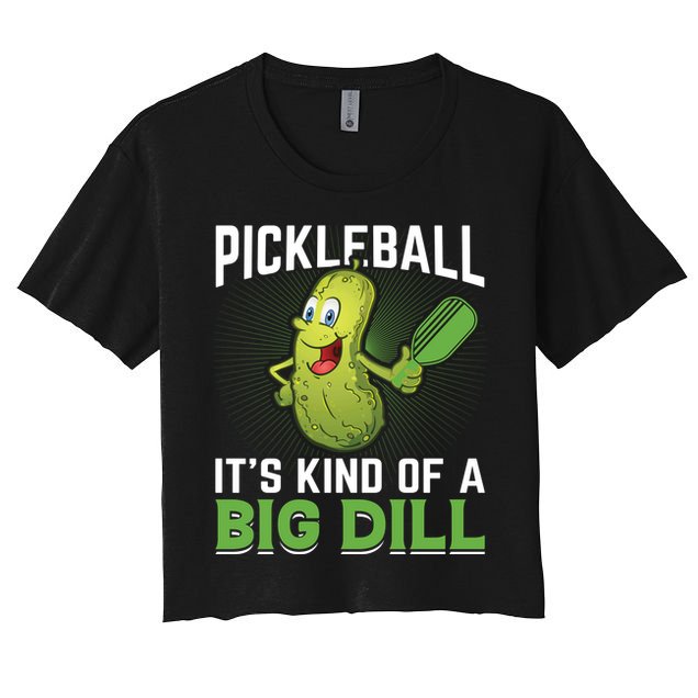 Pickleball It's Kind Of Big Dill Crop Top