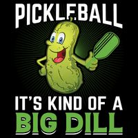 Pickleball It's Kind Of Big Dill Crop Top