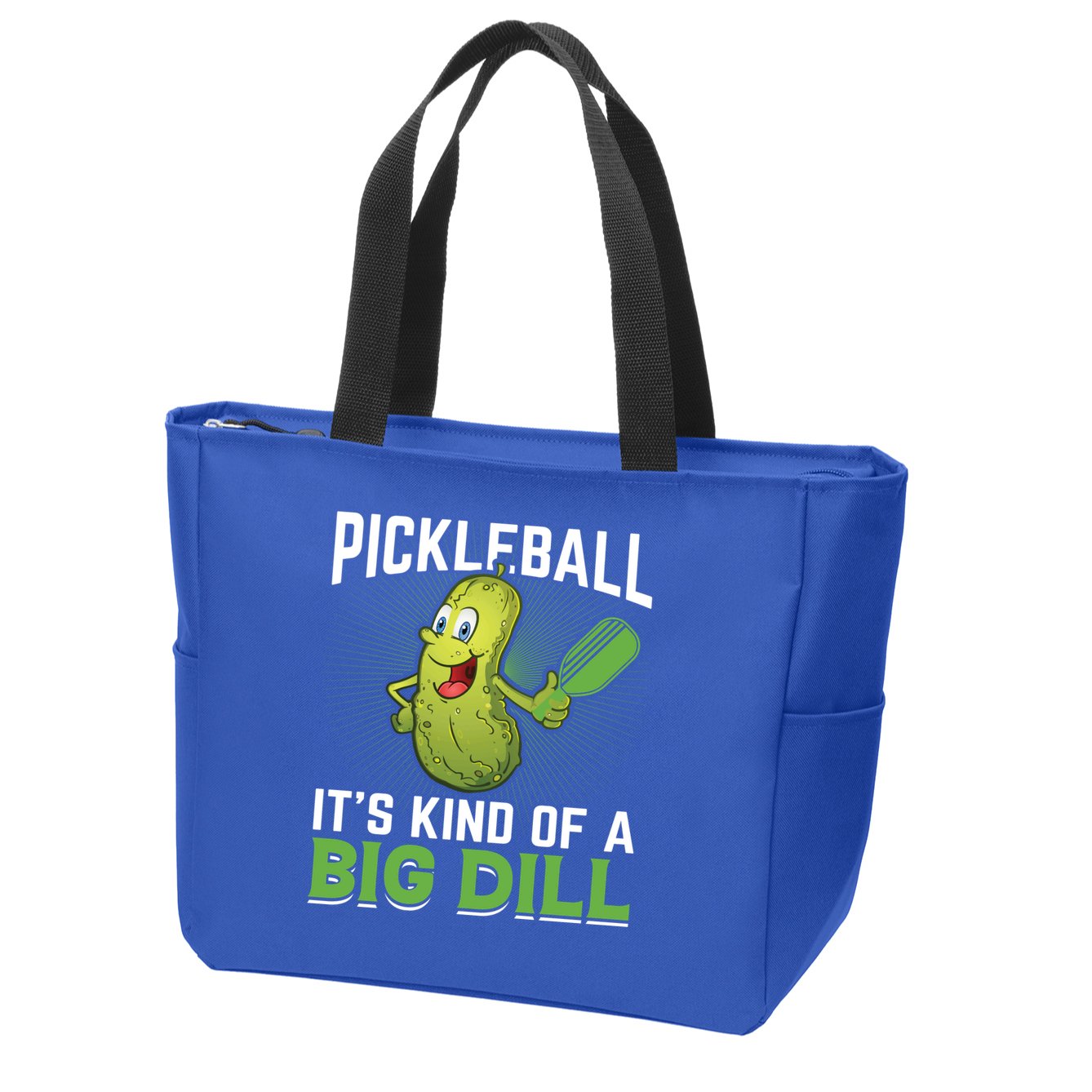 Pickleball It's Kind Of Big Dill Zip Tote Bag
