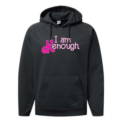 Pinky Im Ken I Am Ken Funny Enough Performance Fleece Hoodie