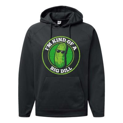 Pickle IM Kind Of A Big Dill Performance Fleece Hoodie