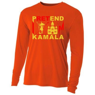 Pretend Im Kamala Witchy Madam President 2024 Cooling Performance Long Sleeve Crew