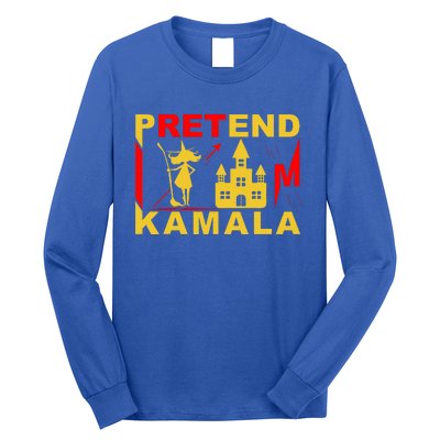 Pretend Im Kamala Witchy Madam President 2024 Long Sleeve Shirt