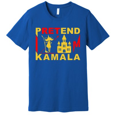 Pretend Im Kamala Witchy Madam President 2024 Premium T-Shirt