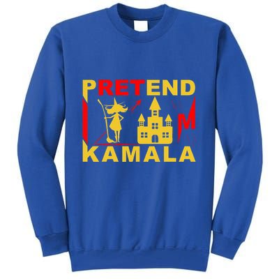 Pretend Im Kamala Witchy Madam President 2024 Tall Sweatshirt