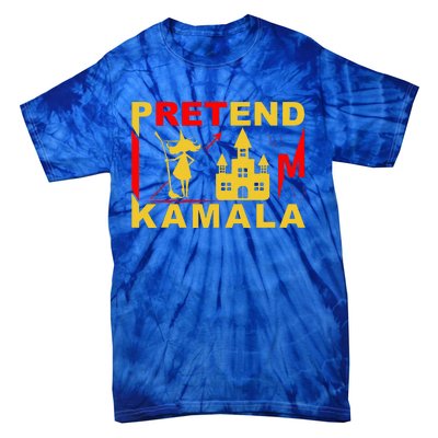 Pretend Im Kamala Witchy Madam President 2024 Tie-Dye T-Shirt