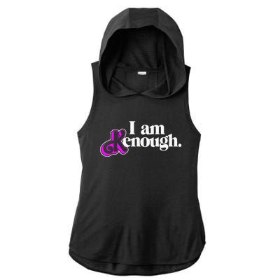 Pinky Im Ken I Am Ken Funny Enough For Men Women Kids Ladies PosiCharge Tri-Blend Wicking Draft Hoodie Tank