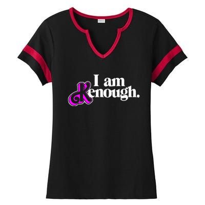 Pinky Im Ken I Am Ken Funny Enough For Men Women Kids Ladies Halftime Notch Neck Tee