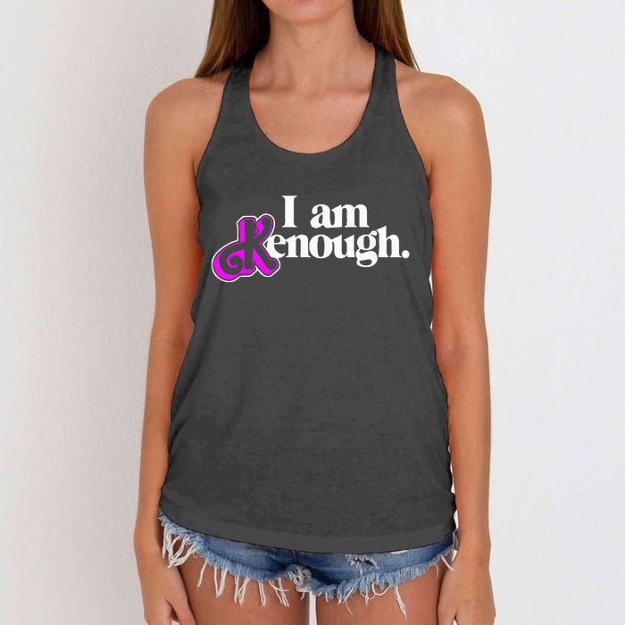 Pinky Im Ken I Am Ken Funny Enough For Men Women Kids Women's Knotted Racerback Tank