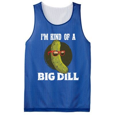 Pickle IM Kind Of A Big Dill Pickles Lover Cute Gift Mesh Reversible Basketball Jersey Tank