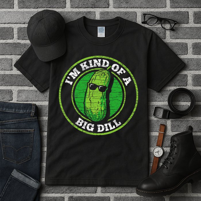 Pickle IM Kind Of A Big Dill Tall T-Shirt