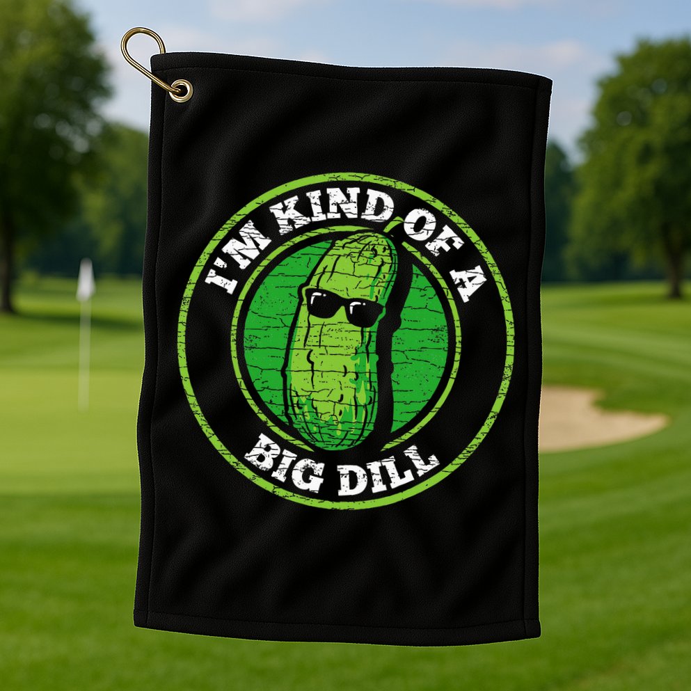 Pickle IM Kind Of A Big Dill Golf Towel