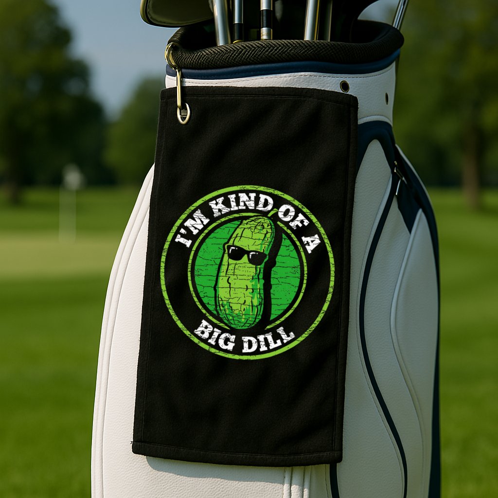 Pickle IM Kind Of A Big Dill Golf Towel