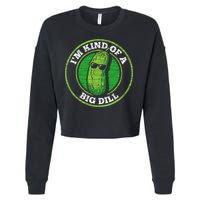 Pickle IM Kind Of A Big Dill Cropped Pullover Crew