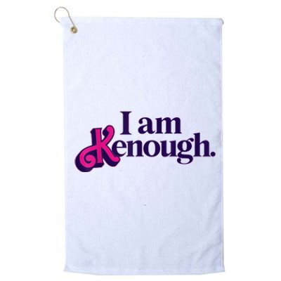 Pinky Im Ken I Am Ken Funny Enough Tee For Men Women Platinum Collection Golf Towel