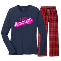 Pinky Im Ken I Am Ken Funny Enough Tee For Men Women Women's Long Sleeve Flannel Pajama Set 