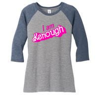 Pinky Im Ken I Am Ken Funny Enough Tee For Men Women Women's Tri-Blend 3/4-Sleeve Raglan Shirt