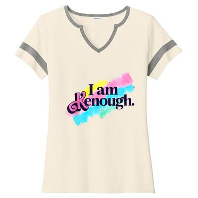 Pinky Im Ken I Am Ken Funny Enough For Men Women Ladies Halftime Notch Neck Tee