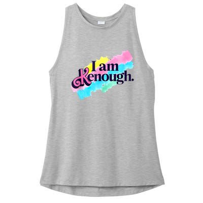 Pinky Im Ken I Am Ken Funny Enough For Men Women Ladies PosiCharge Tri-Blend Wicking Tank