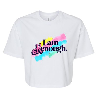 Pinky Im Ken I Am Ken Funny Enough For Men Women Bella+Canvas Jersey Crop Tee