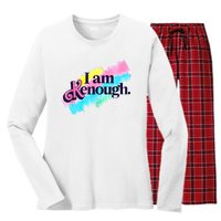 Pinky Im Ken I Am Ken Funny Enough For Men Women Women's Long Sleeve Flannel Pajama Set 