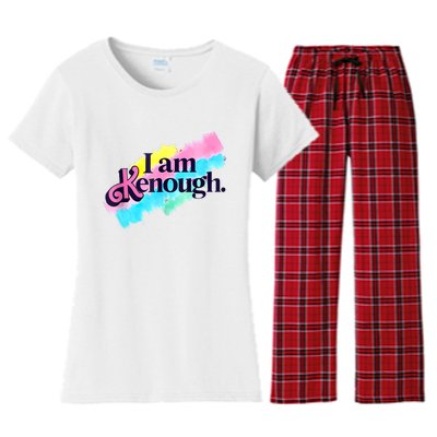 Pinky Im Ken I Am Ken Funny Enough For Men Women Women's Flannel Pajama Set