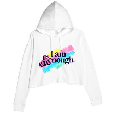 Pinky Im Ken I Am Ken Funny Enough For Men Women Crop Fleece Hoodie