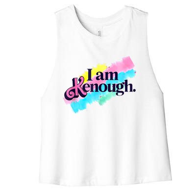 Pinky Im Ken I Am Ken Funny Enough For Men Women Women's Racerback Cropped Tank