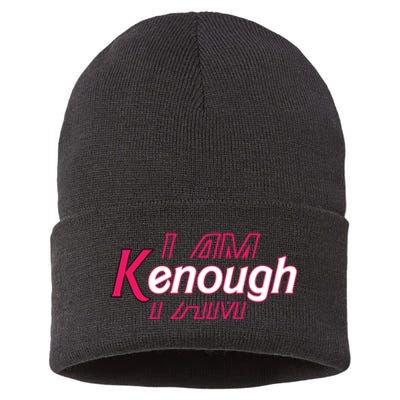 Pinky Im Ken I Am Ken Funny Enough Tee For Men Women Kids Sustainable Knit Beanie