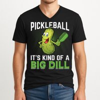 Pickleball It's Kind Of The Big Dill V-Neck T-Shirt