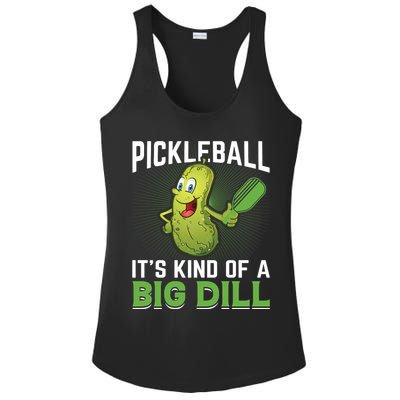 Pickleball It's Kind Of The Big Dill Ladies PosiCharge Competitor Racerback Tank