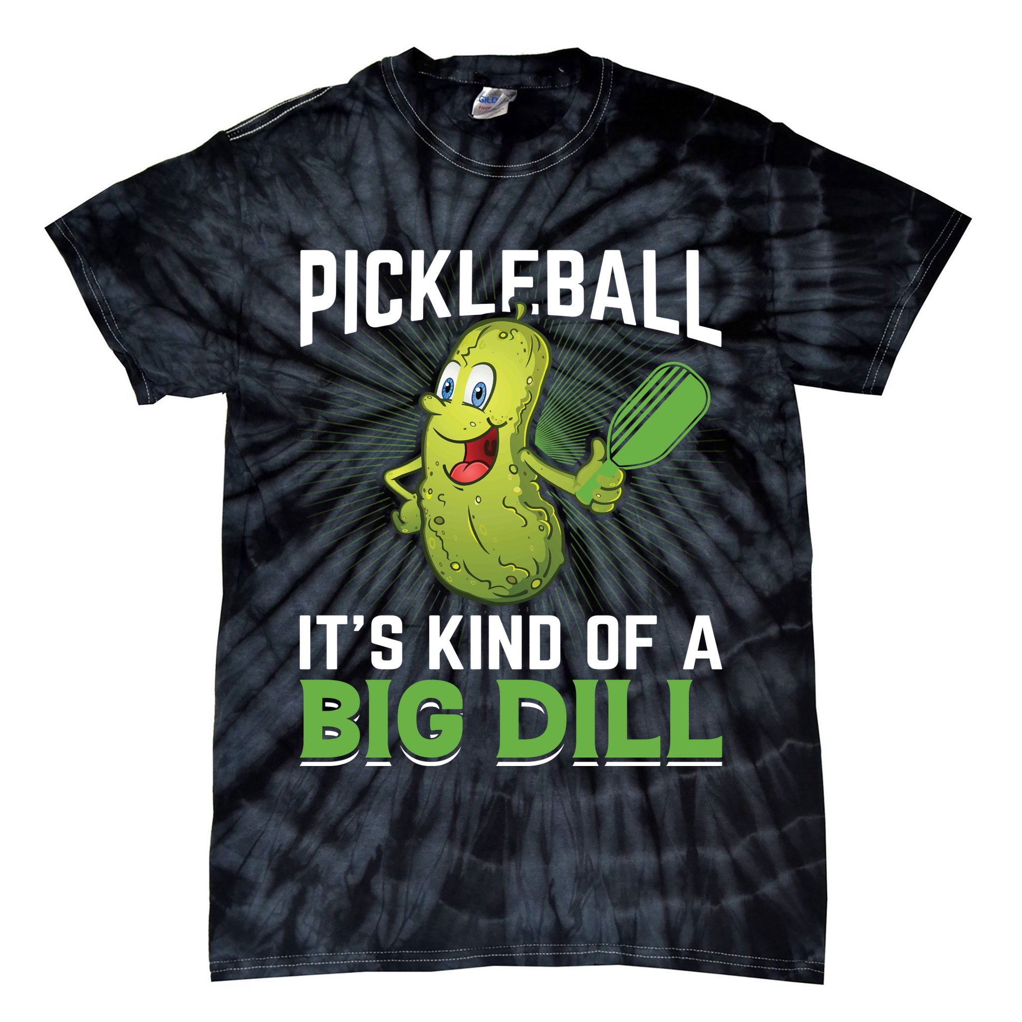 Pickleball It's Kind Of The Big Dill Tie-Dye T-Shirt