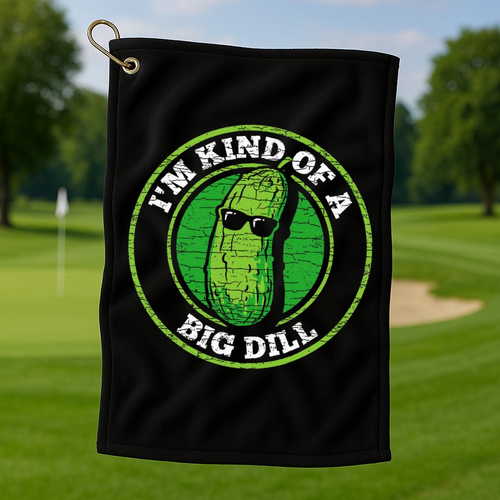 Pickle IM Kind Of A Big Dill Golf Towel