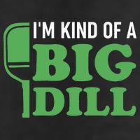 Pickleball I'm Kind of a Big Dill Garment-Dyed Fleece Hoodie