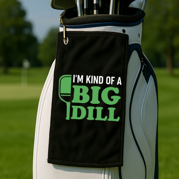 Pickleball I'm Kind of a Big Dill Golf Towel