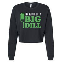 Pickleball I'm Kind of a Big Dill Cropped Pullover Crew