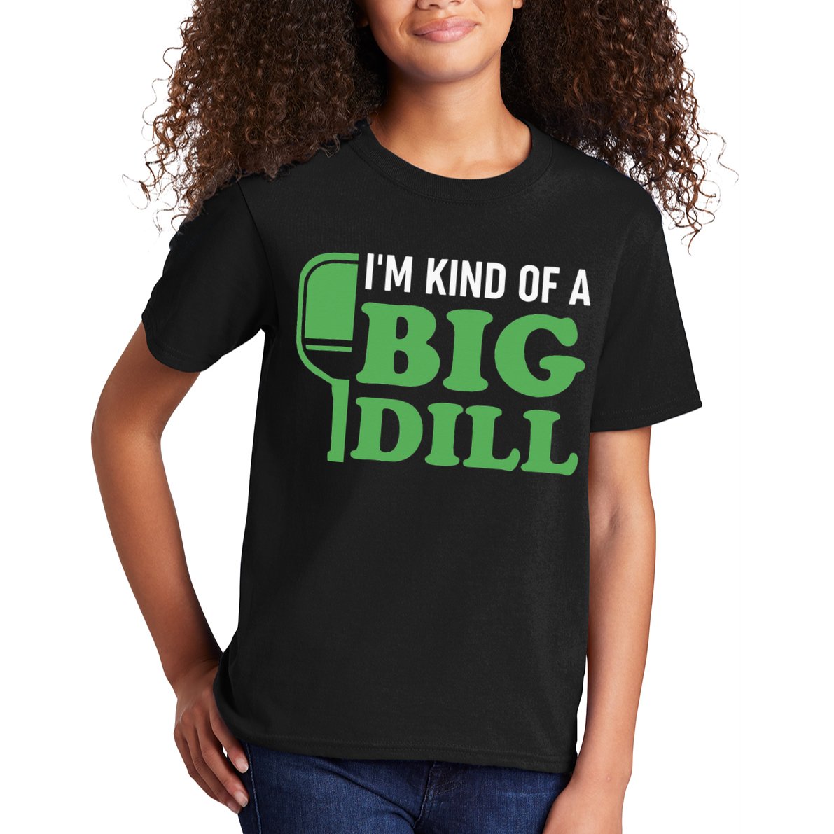 Pickleball I'm Kind of a Big Dill Kids T-Shirt