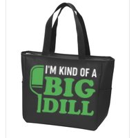 Pickleball I'm Kind of a Big Dill Zip Tote Bag
