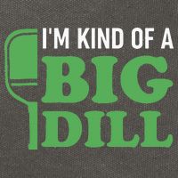 Pickleball I'm Kind of a Big Dill Cotton Canvas Backpack