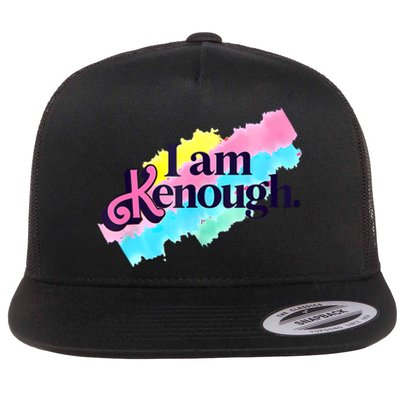 Pinky Im Ken I Am Ken Funny Enough Flat Bill Trucker Hat