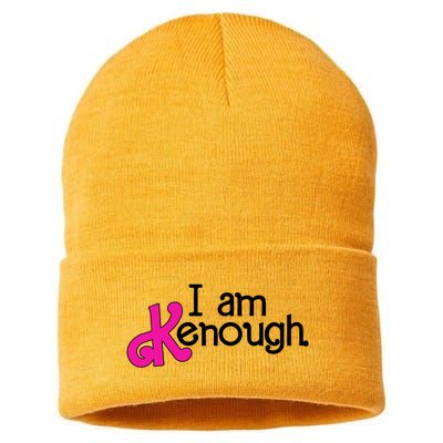 Pinky Im Ken I Am Ken Funny Enough For Men Women Kids Sustainable Knit Beanie