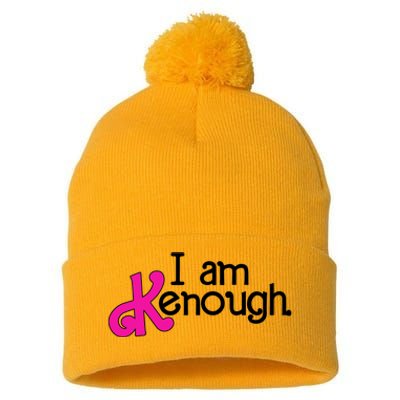 Pinky Im Ken I Am Ken Funny Enough For Men Women Kids Pom Pom 12in Knit Beanie