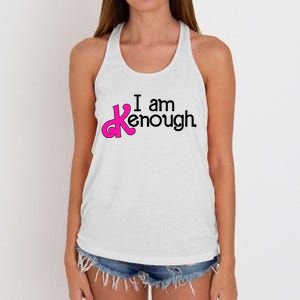 Pinky Im Ken I Am Ken Funny Enough For Men Women Kids Women's Knotted Racerback Tank