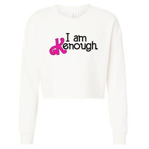 Pinky Im Ken I Am Ken Funny Enough For Men Women Kids Cropped Pullover Crew