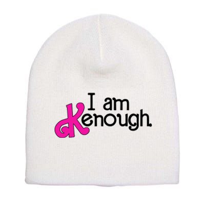 Pinky Im Ken I Am Ken Funny Enough For Men Women Kids Short Acrylic Beanie