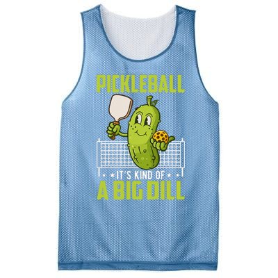 Pickle ItS Kind Of A Big Dill Funny Pickleball Paddleball Mesh Reversible Basketball Jersey Tank